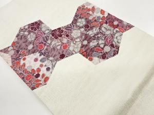 切り嵌め辻が花模様名古屋帯